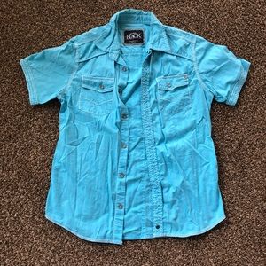 Bright Blue button down